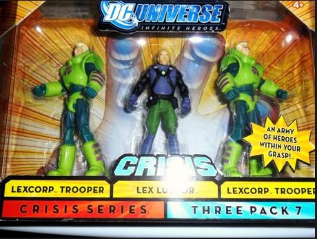 DC Universe Infinite Heroes Crisis 3 pack - Luthor Trooper, Lex Luthor, Luthor Trooper