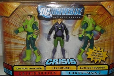 DC Universe Infinite Heroes Crisis 3 pack - Lexcorp Trooper, Lex Luthor, Lexcorp Trooper