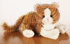 Webkinz 8.5" Striped Alley Cat with Unused Code Plush