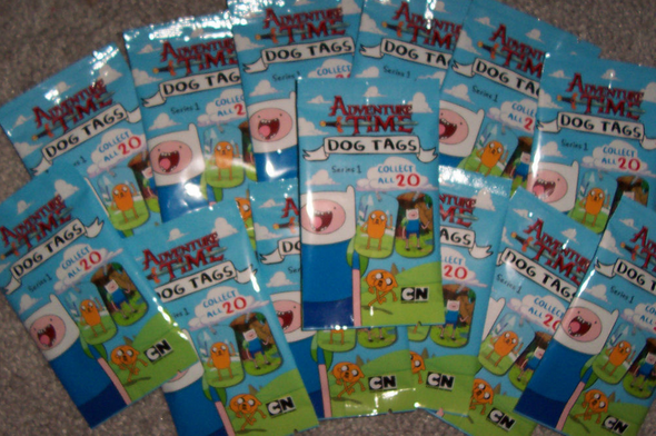 Adventure Time Dog Tag Series One Lot of 24 Packs