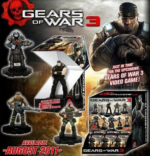 Gears of War 3 HeroClix Miniatures: 24ct Gravity Feed
