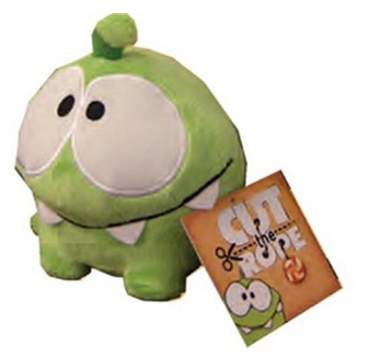 Cut the Rope 3" Om Nom Clip On Plush (Smile)