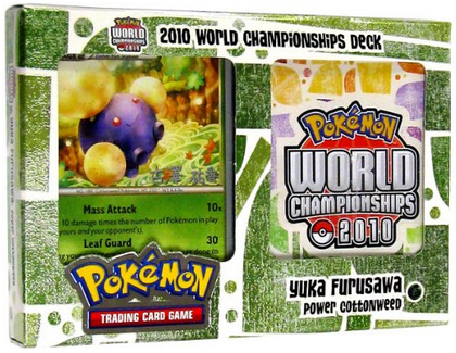 Pokemon 2010 World Championship Yuka Furusawa Power Cottonweed Deck