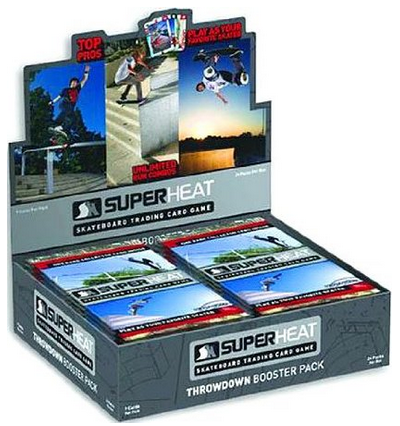 Super Heat Skateboard Trading Card Game Box