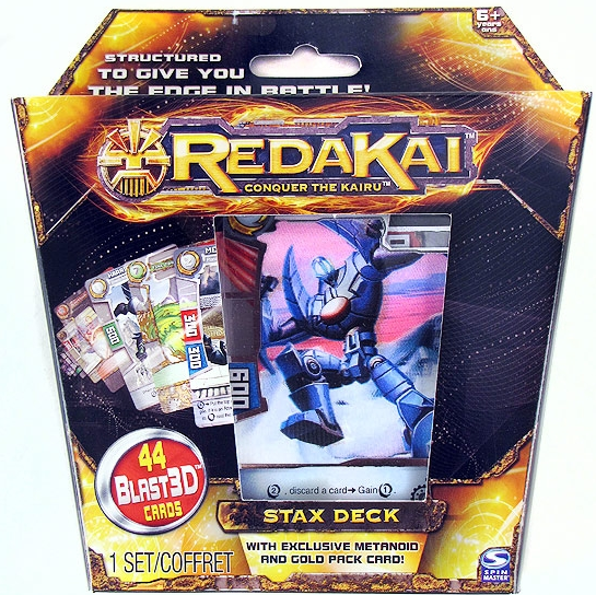 Redakai Conquer The Kairu Stax 44 Blast 3D Card Deck