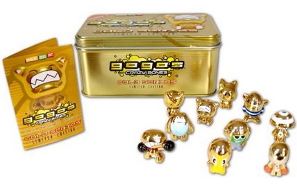 Crazy Bones GoGo's Gold Series Limted Edition Tin