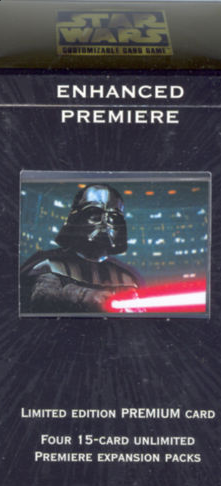 Star Wars Enhanced Premiere Darth Vader With Lightsaber Pack