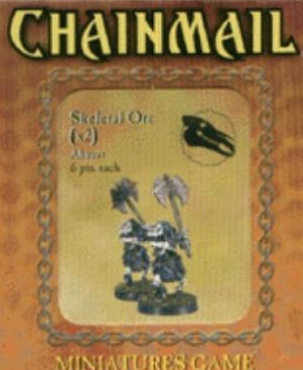 D&D Miniatures Chainmail Skeletal Orc Ahmet