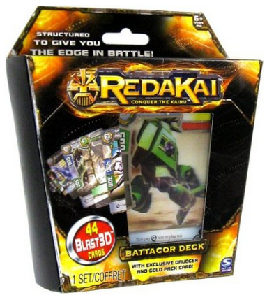 Redakai Conquer The Kairu Battacor 44 Blast 3D Card Deck