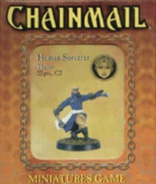 D&D Miniatures Chainmail Human Sorcerer Thalos