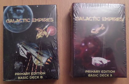 Galactic Empires Primary Edition Basic Decks A and B Lot