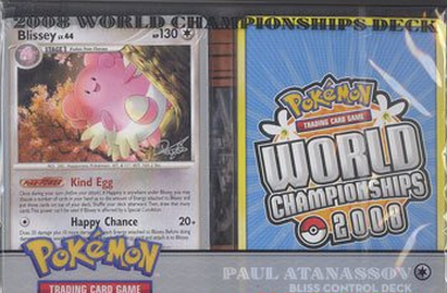 Pokemon 2008 World Championship Paul Atanassov Bliss Control Deck