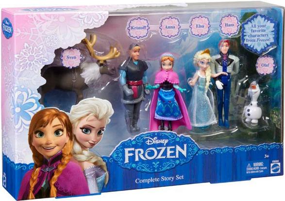Disney Frozen Complete Story Set of 6 Figures