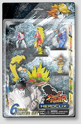 Street Fighter HeroClix Miniatures: Street Fighter 6-Pack Starter