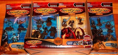 Heroscape: Wave D3(13), Moltenclaws Invasion Complete Set of 4 Packs