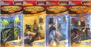 Heroscape: Wave D1(11), Champions of the Forgotten Realms - Complete Set of 4 Packs