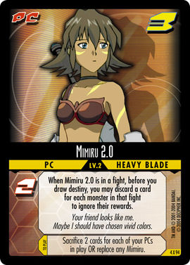 Dot Hack Mimiru 2.0 4X94 Foil Card