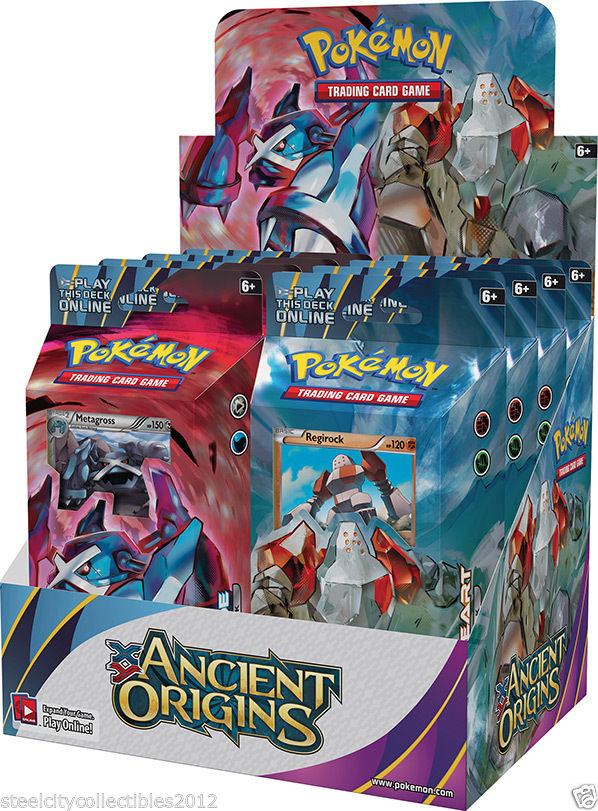 Pokemon XY Ancient Origins Theme Deck Display Box