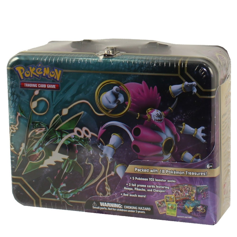Pokemon 2015 Treasure Chest Lunchbox Tin (Rayquaza, Hoopa)