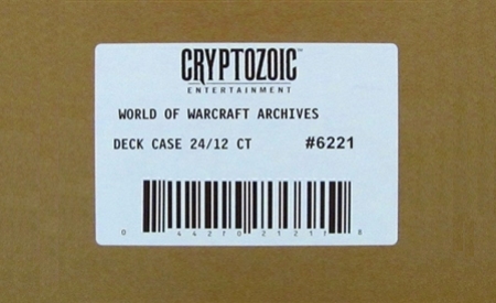World of Warcraft TCG Archives Booster Case