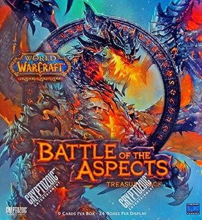 World of Warcraft TCG Battle for Aspects Treasure Pack Box Case