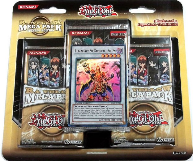 YuGiOh! Ra Yellow Mega Pack 3 Pack Blister 24ct Box Hill's