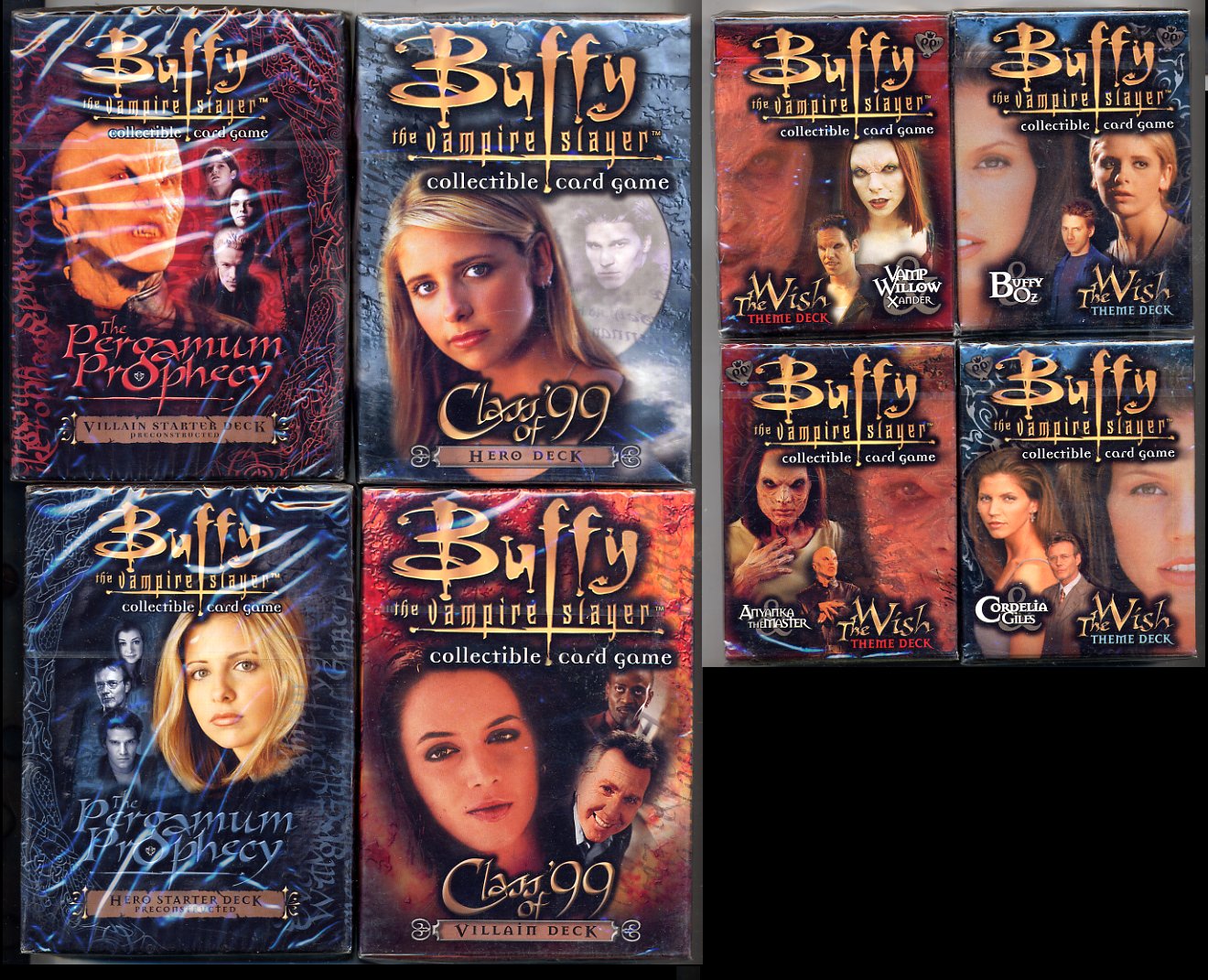 Buffy Set of All 8 Starter Decks