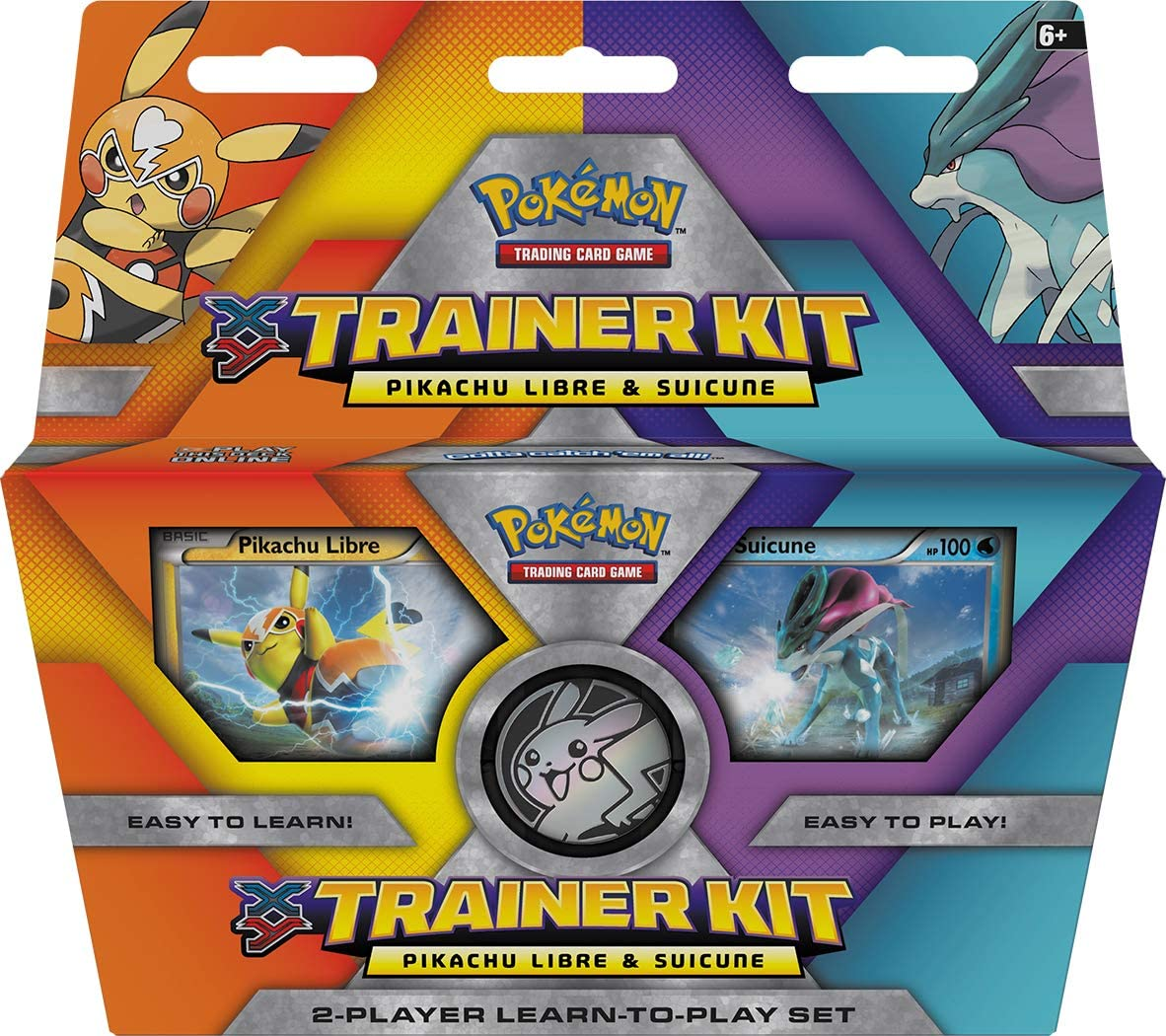 Pokemon TCG: XY Trainer Kit-Pikachu Libre and Suicune 2-Player Deck Set
