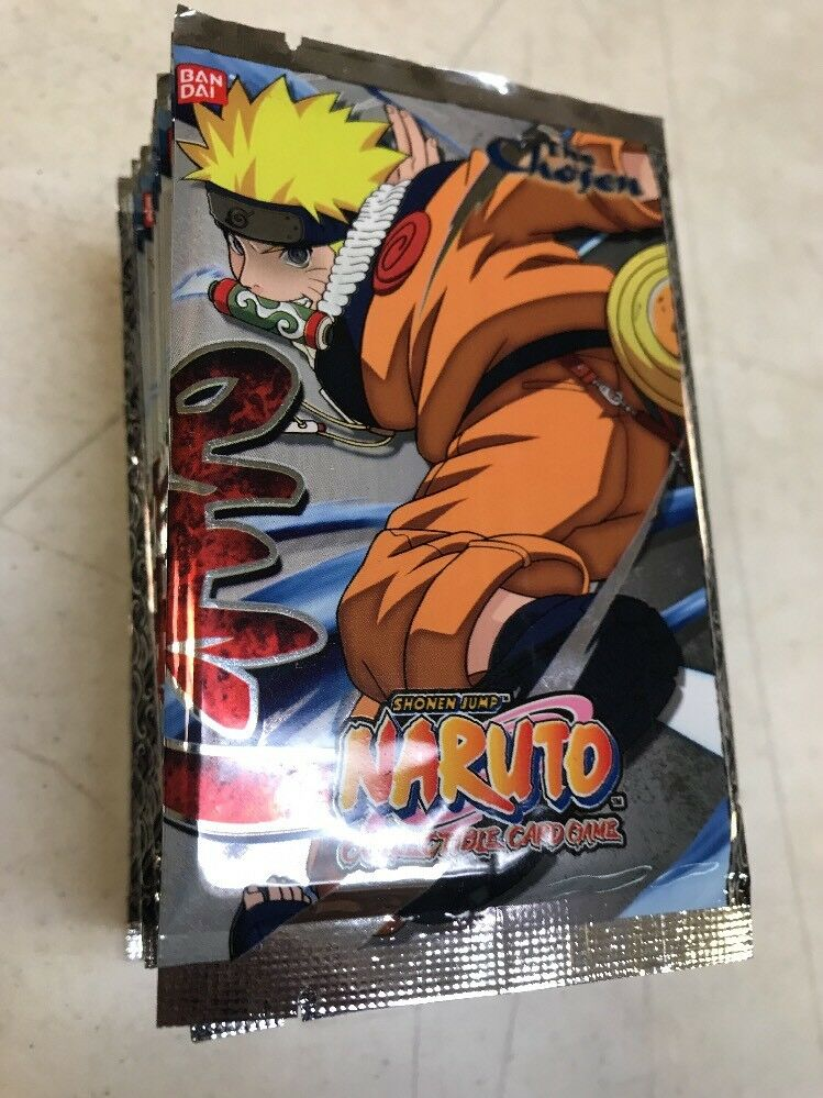 Naruto The Chosen Lot of 24 Loose Booster Packs