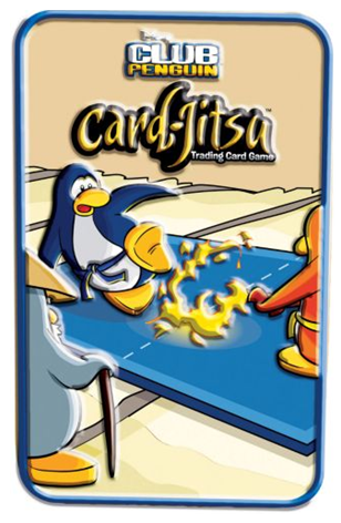Club Penguin Card Jitsu Holiday Tin