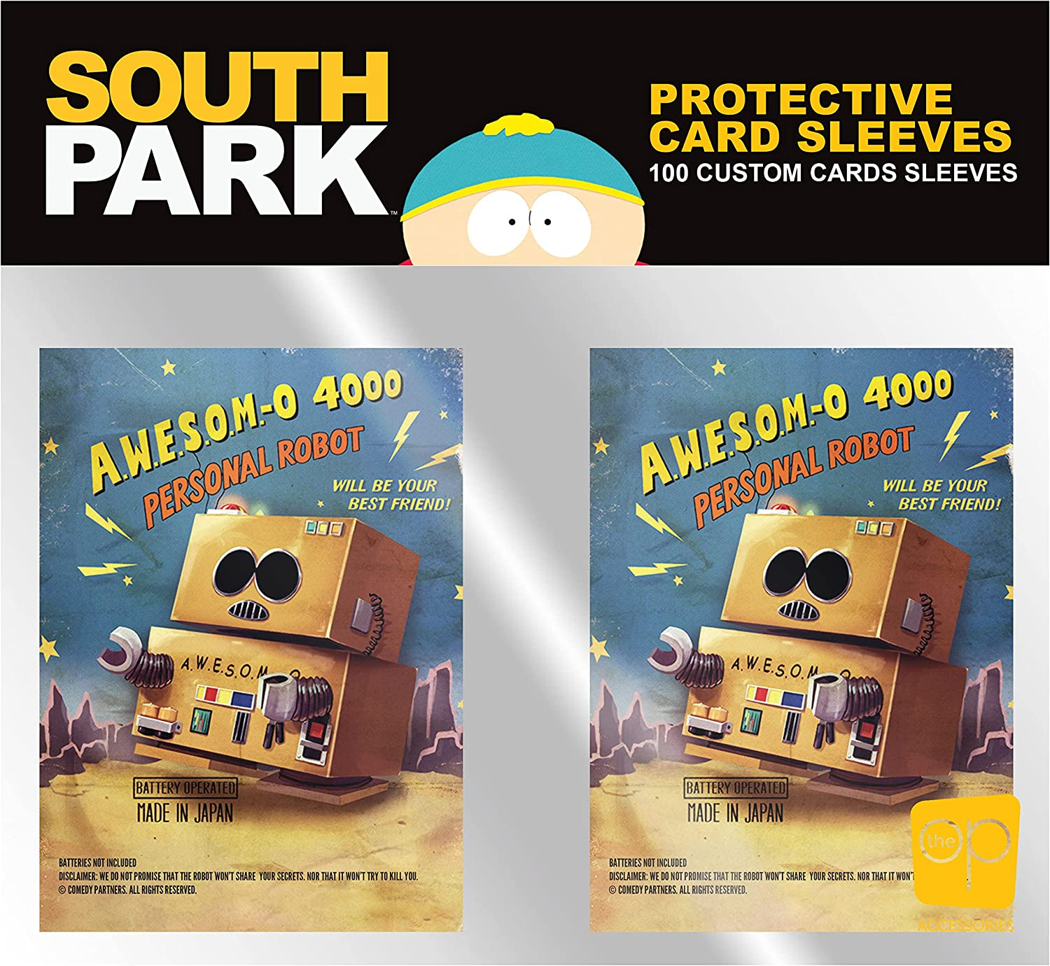 USAopoly South Park A.W.E.S.O.M.-O 4000 100ct Sleeves Pack