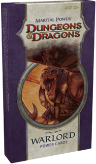D&D Martial Power Warlord Power Cards Pack