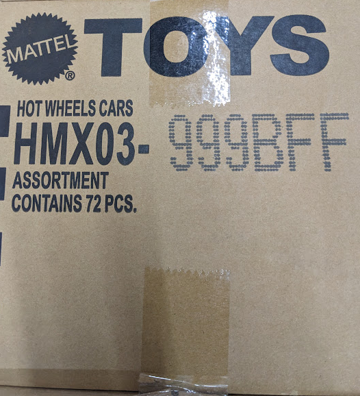 Hot Wheels Target Asst 72ct Factory Sealed Case (HMX03-999B)