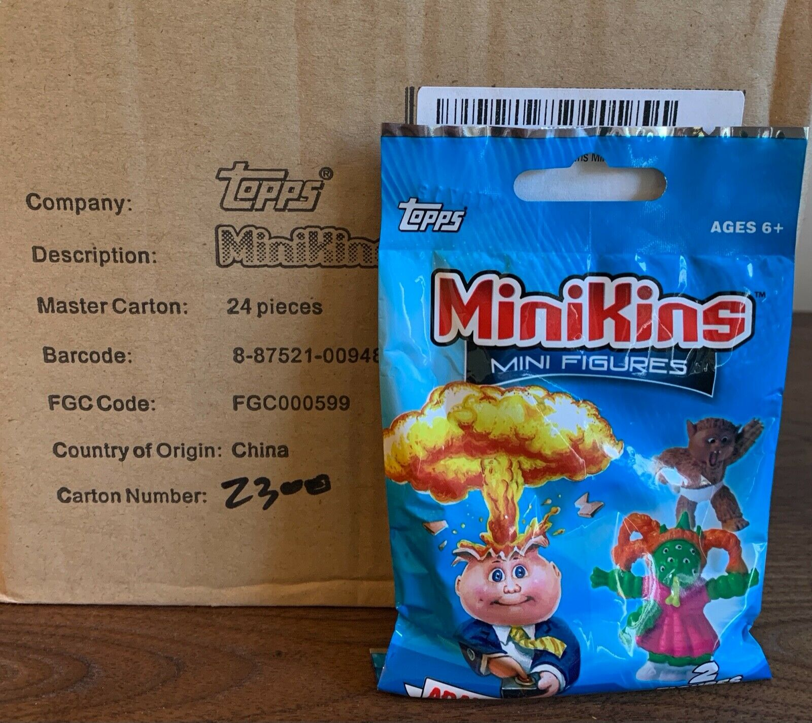 Topps Garbage Pail Kids Minikins Series 1 24ct Box