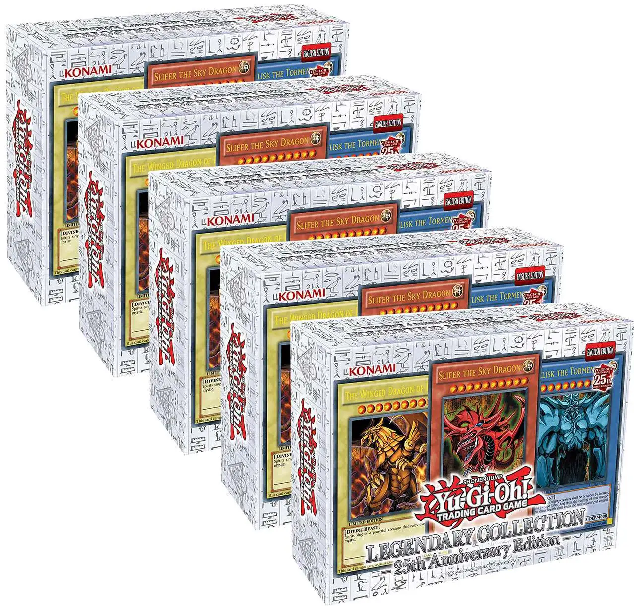 Yu-Gi-Oh! Legendary Collection 25th Anniversary Edition 5ct Display Box