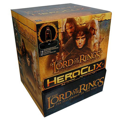 LOTR HeroClix Miniatures: The Fellowship of the Ring  24ct  Gravity Feed Display Box