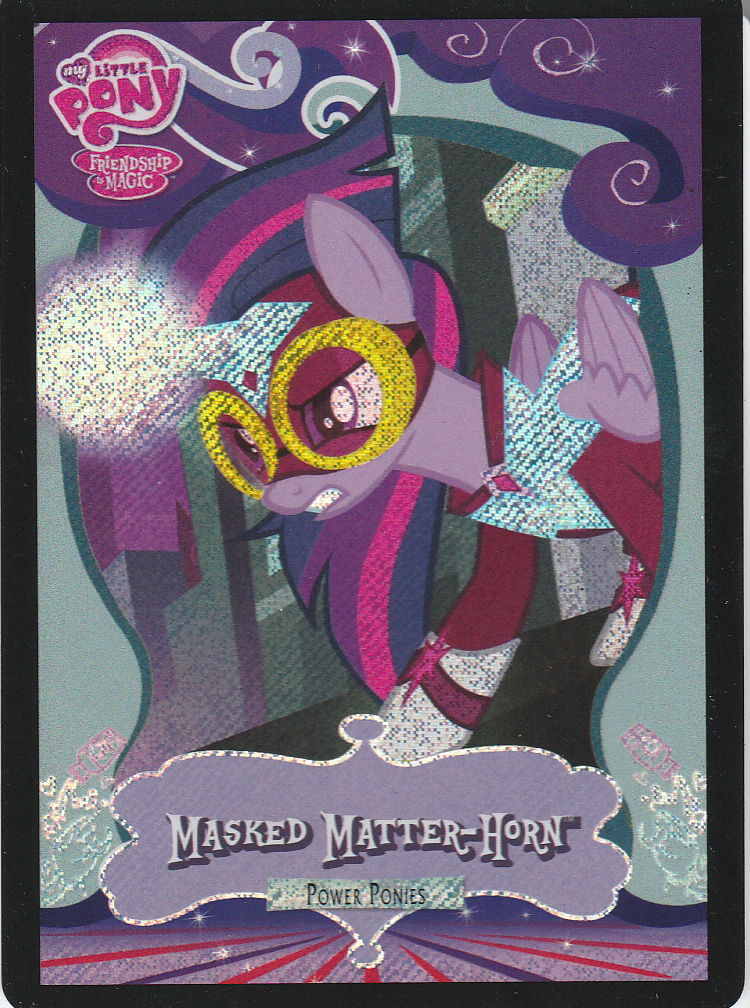 My Little Pony Trading Card Special Foil Masked Matter-Horn PP1