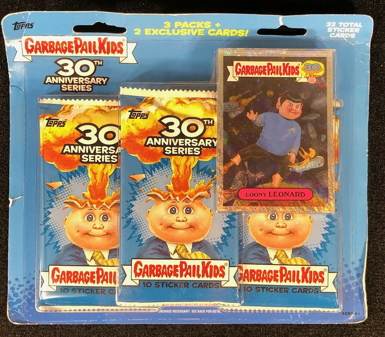 Topps Garbage Pail Kids 30th Anniversary 3-pack Blister