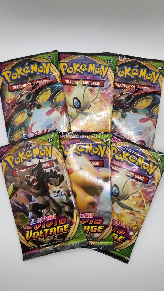 Pokemon Vivid Voltage Lot of 36 Loose Booster Packs