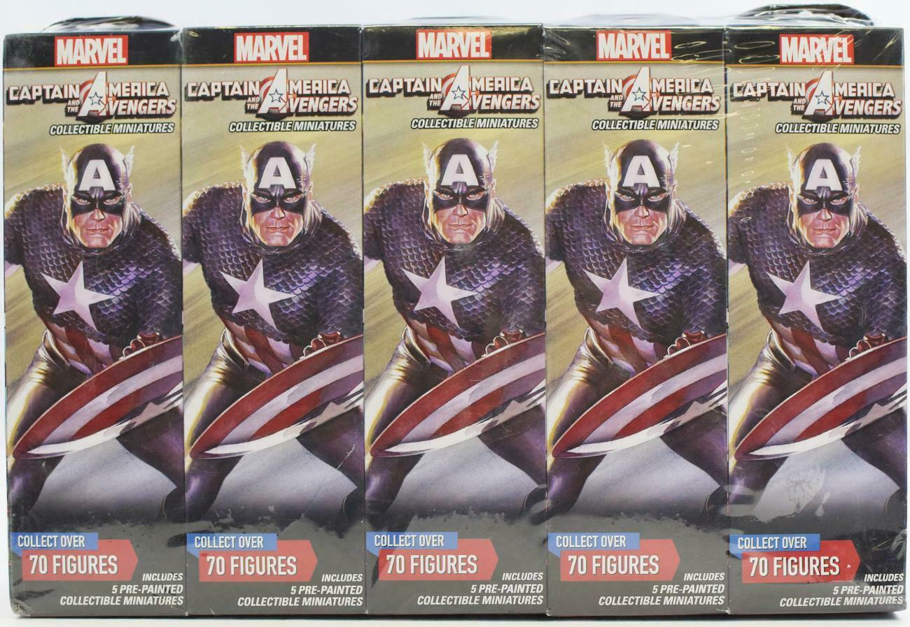 Marvel HeroClix Miniatures: Captain America & The Avengers 10ct Booster Brick