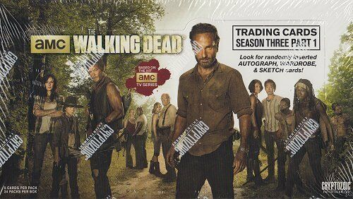 Cryptozoic Walking Dead Season 3 Part 1 Trading Cards Box