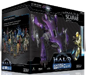 Halo ActionClix Miniatures Scarab Vehicle Figure New In Box