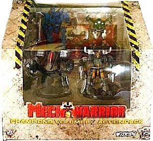 Mech Warrior Champions Action Pack Vol 1 & Vol 2 Lot