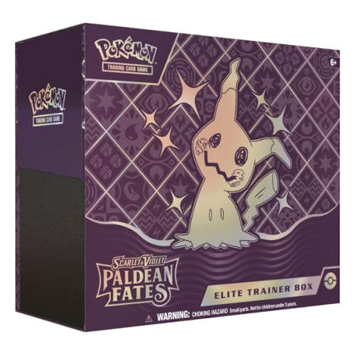 Pokemon Scarlet & Violet: Paldean Fates Elite Trainer Box ( Mimikyu )