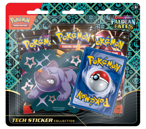 Pokemon Scarlet & Violet: Paldean Fates Tech Sticker Collection 12ct Display