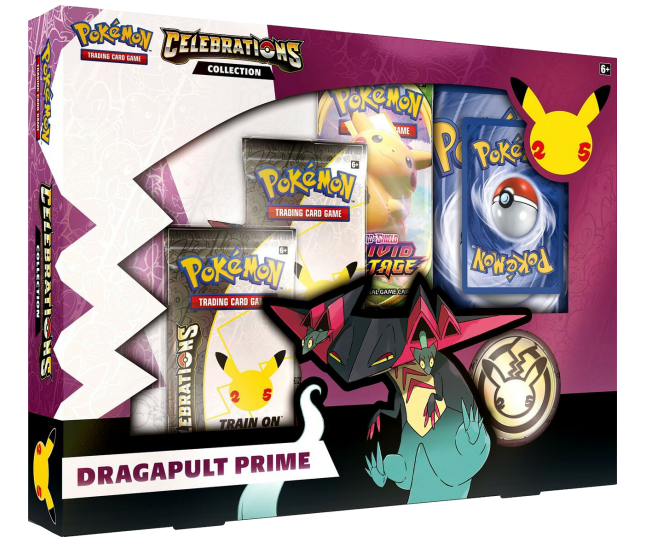 Pokemon Celebrations: Collection - Dragapult Prime 6ct Case