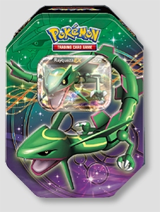 Pokemon EX 2012 Legendary Tins Case (Mewtwo-EX, Darkrai-EX, Rayquaza-EX)