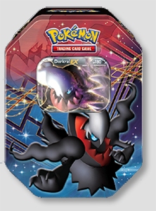 Pokemon EX 2012 Legendary Tins Case (Mewtwo-EX, Darkrai-EX, Rayquaza-EX)