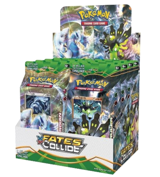 Pokemon XY Fates Collide Theme Deck Display Box