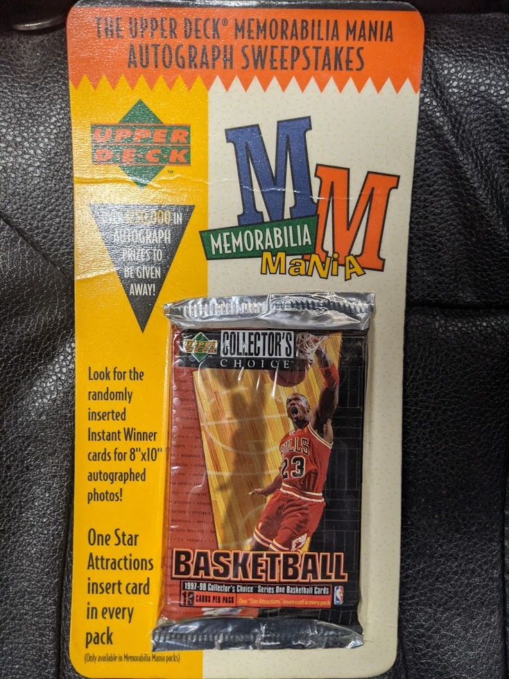 Basketball 1997-98 Collector's Choice Series One Blister Pack